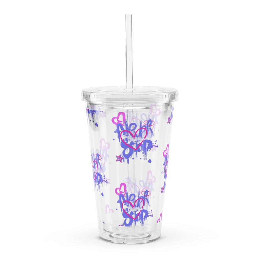 Never Stop Loving Clear Tumbler product image (3)