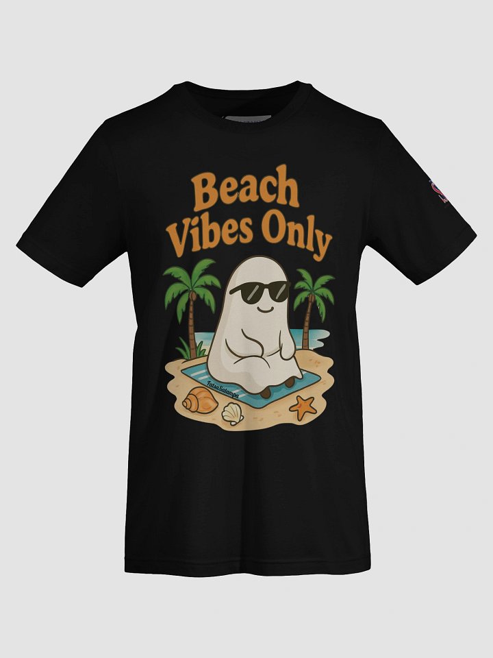 Beach Vibes Only – Cute Ghost Summer Tee product image (1)