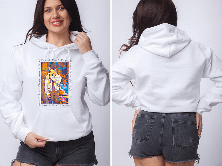 Singer From Kazakhstan Cotton Heritage Unisex Premium Hoodie product image (2)