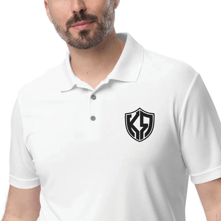 EcoChic Black Performance Polo product image (1)
