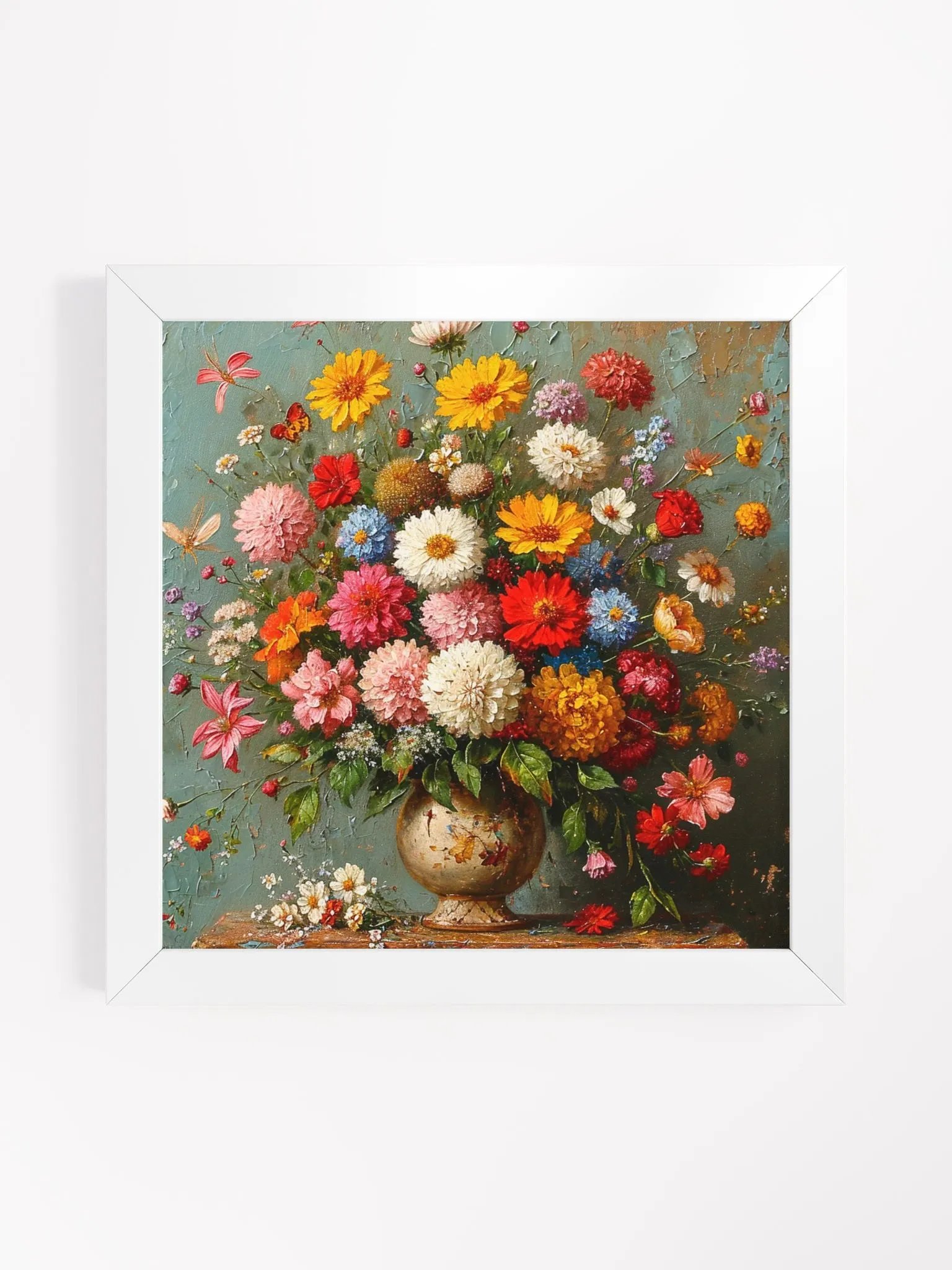 Colorful Flowers in Vase Wall Art product image (9)
