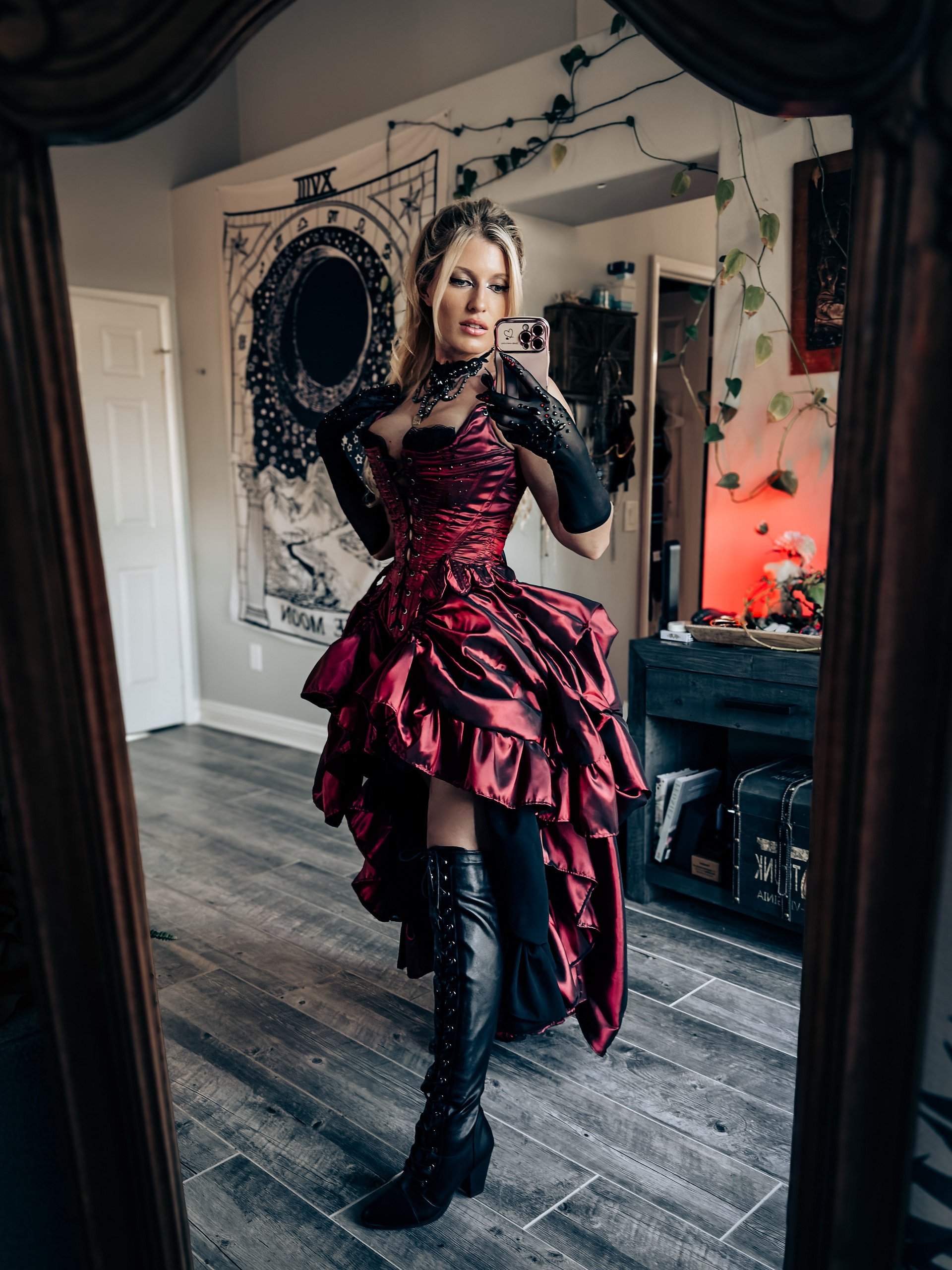 Crimson Vampire 3 Piece Gown - Made to Order product image (5)