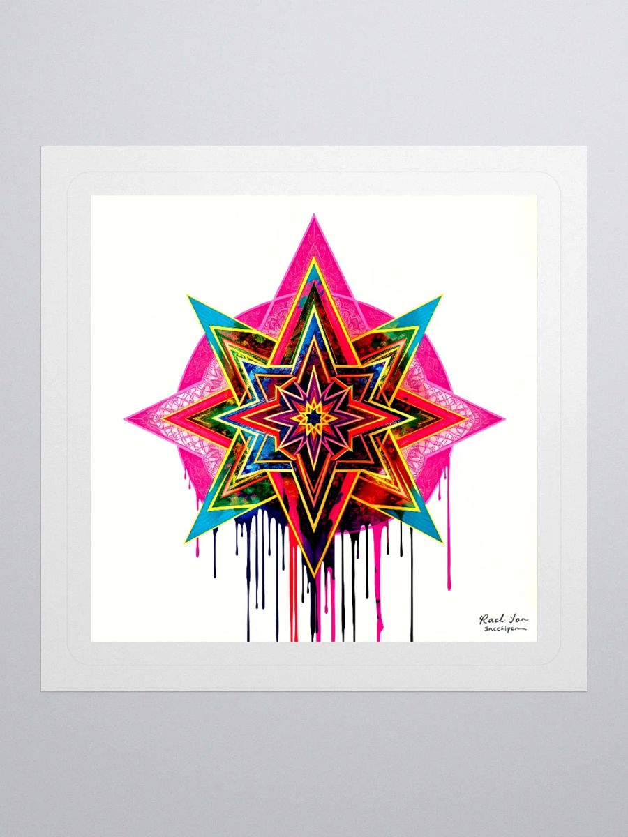 Cosmic Starburst Kiss Cut Stickers product image (2)