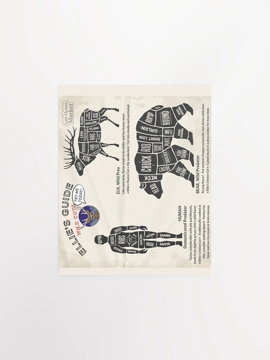 Ellie's Wild Cuts Poster product image (2)