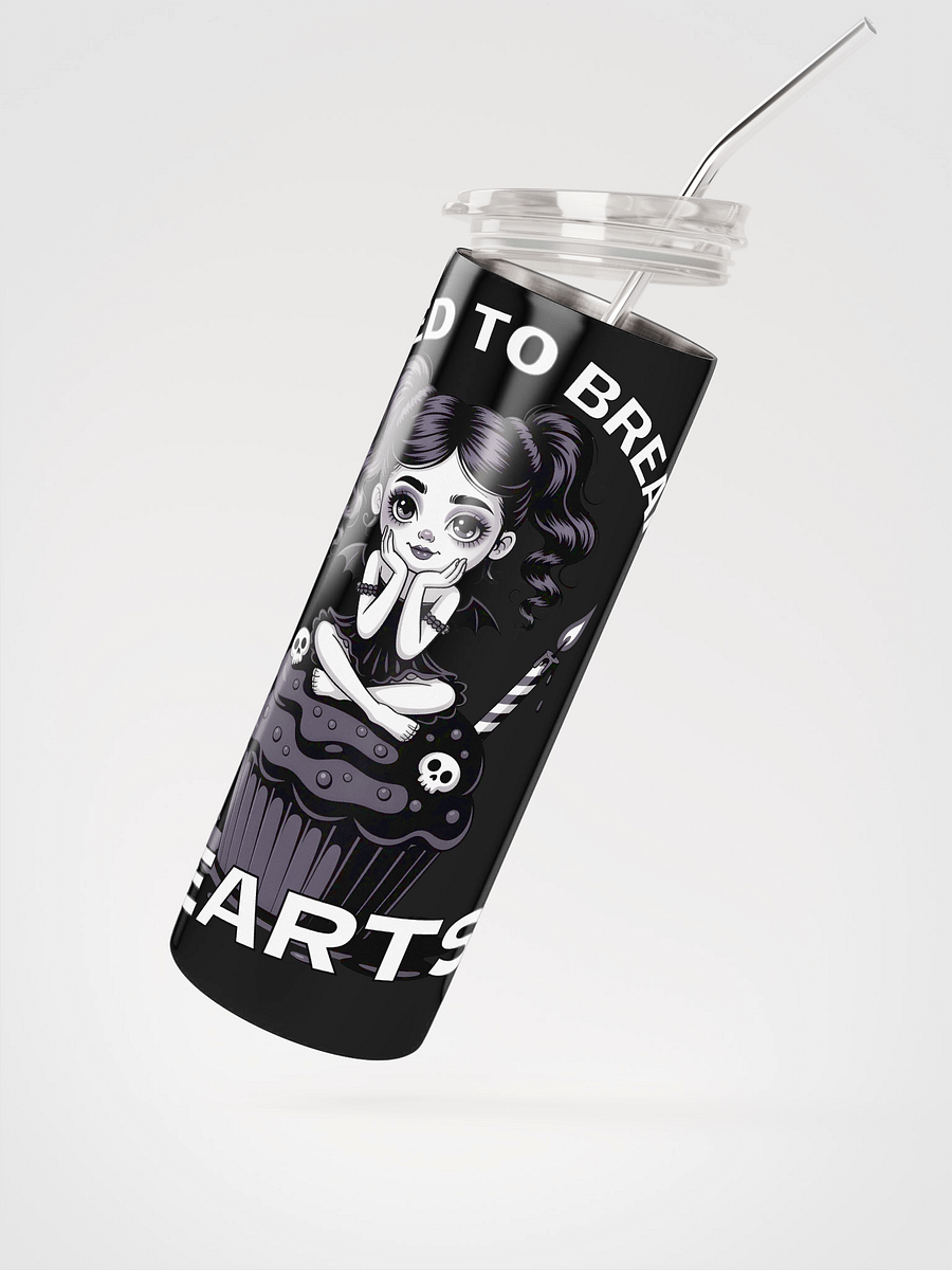 Goth Cupcake Girl – Baked to Break Hearts Steel Tumbler product image (2)