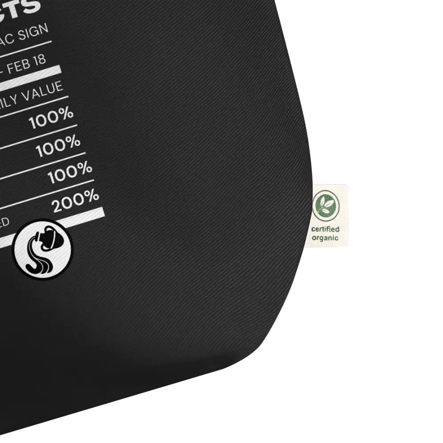 Aquarius Nutrition Facts Tote Bag product image (4)