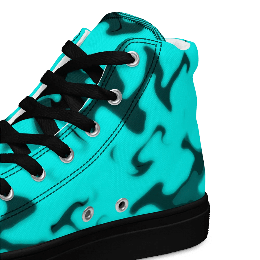 in the blue High Top Canvas shoes (womens) product image (10)