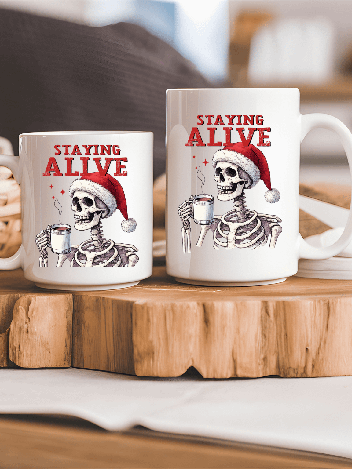 Skeleton Christmas Coffee Mug – 