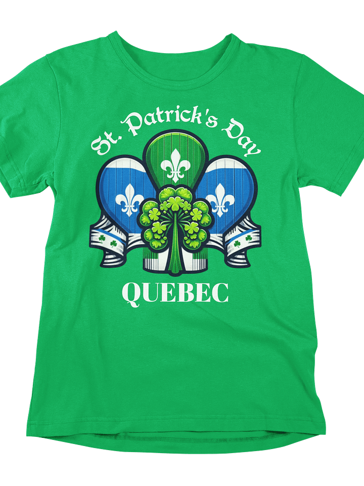 St. Patrick's Day in Quebec Tee: Fusion of Cultures! product image (1)