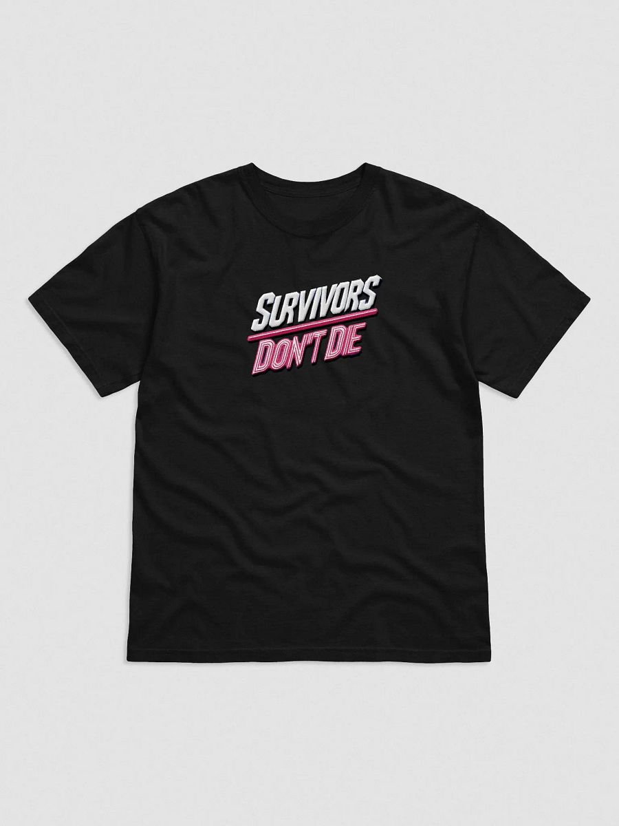 Survivors Don’t Die Embroidered T-Shirt product image (2)