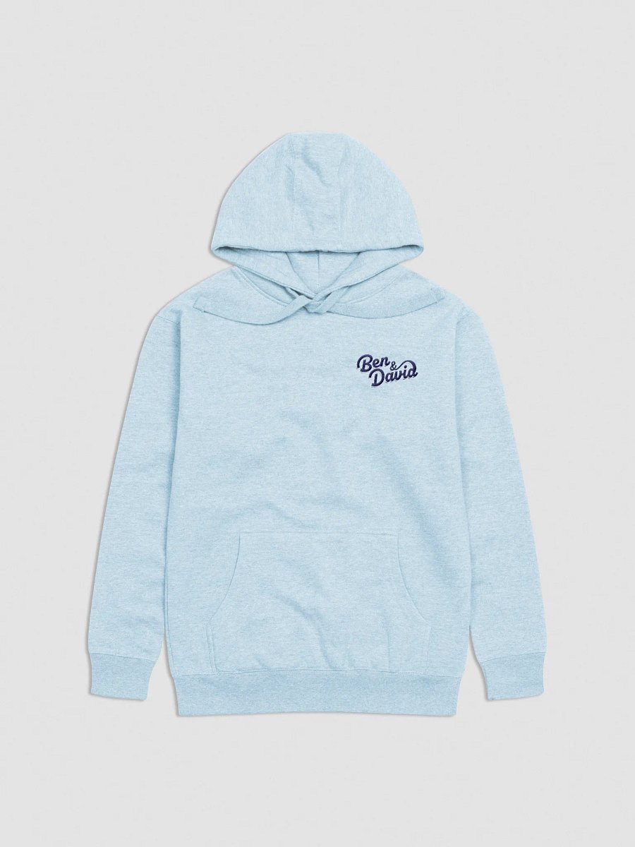 Cruise With Ben and David Logo Embroidered Unisex Hoodie - Baby Blue product image (1)