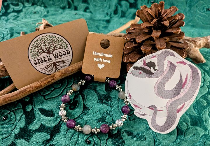 Crafty Witchy Snek DUO Bracelet & Sticker product image (1)