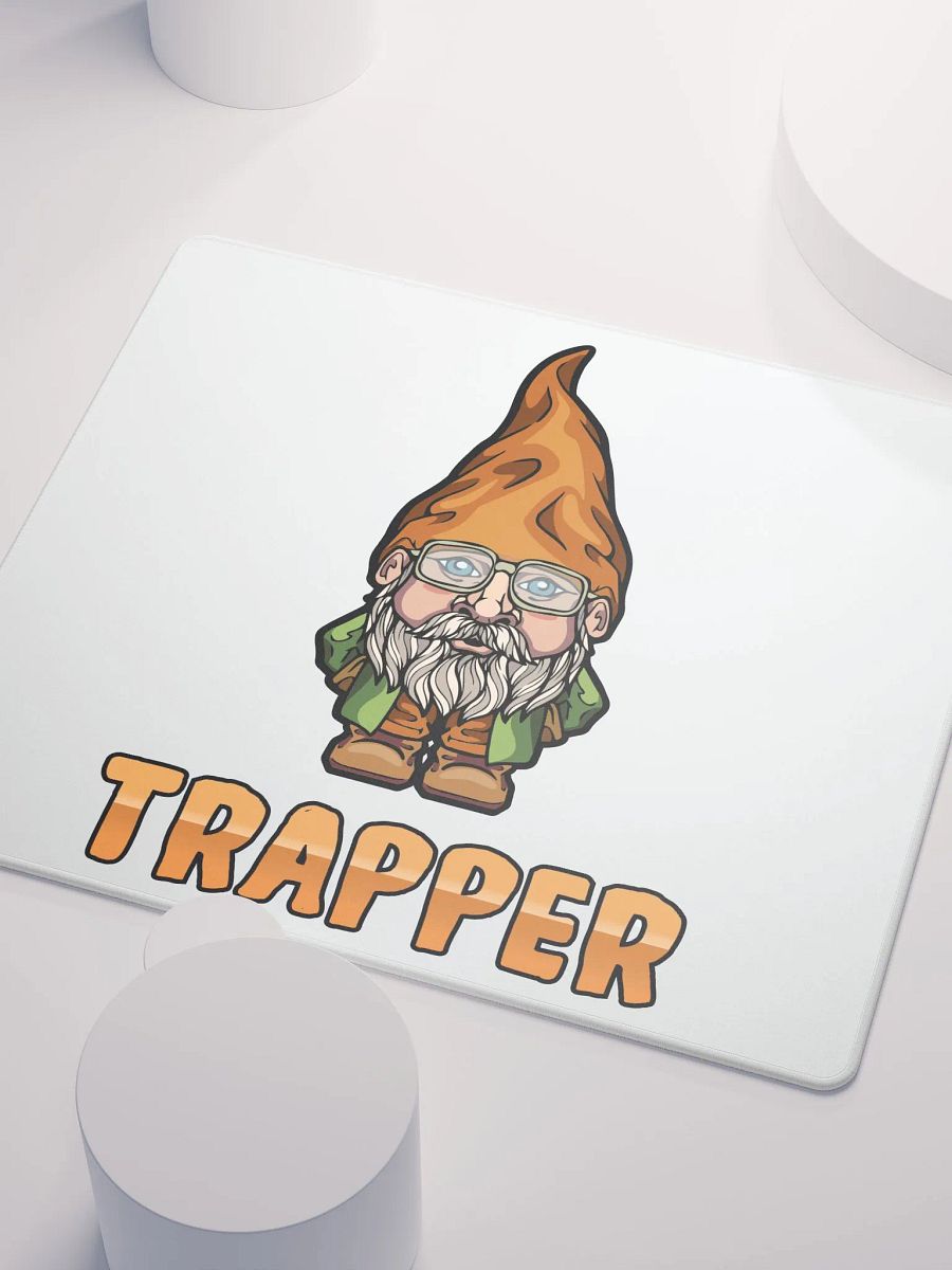 Trapper Logo Gaming Mouse Pad - White Background product image (3)