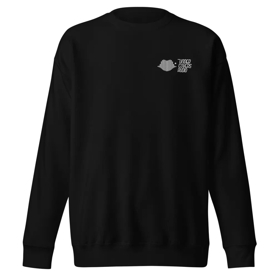 Under Covers Audio Embroidered White Logo Sweatshirt product image (1)