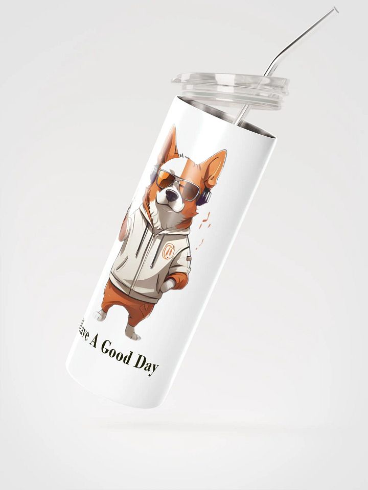Groovy Corgi Stainless Steel Tumbler product image (2)