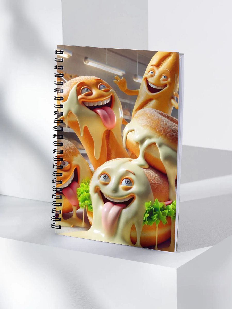 Whimsical Foodie Faces Notebook product image (4)