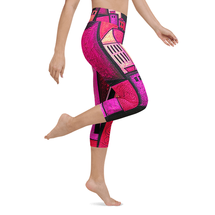Red City Capri Leggings product image (1)