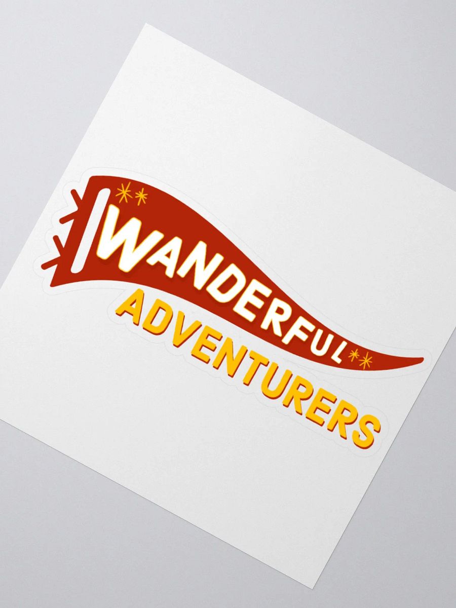 Wanderful Adventurers Logo Sticker product image (2)