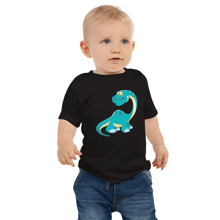 Cheerful Dino Baby Tee product image (1)