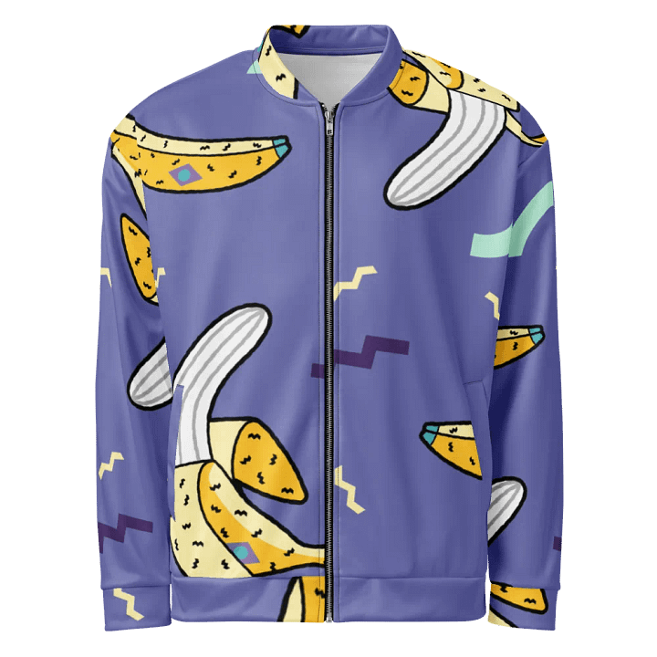 Banana Bonanza All-Over Print Bomber Jacket product image (1)