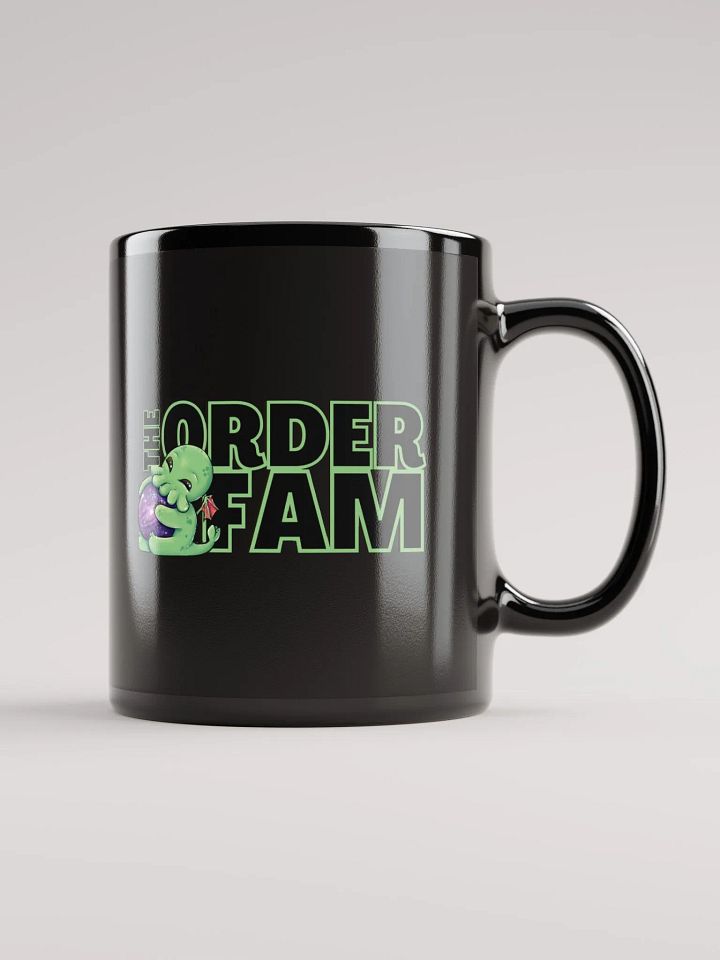 Order Fam Black Glossy Mug product image (2)