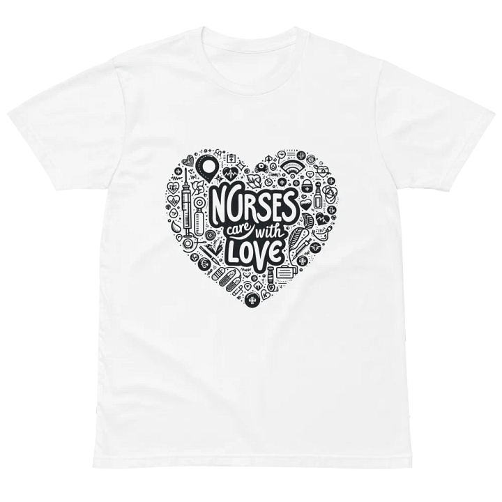 nurses care with love t-shirt product image (2)