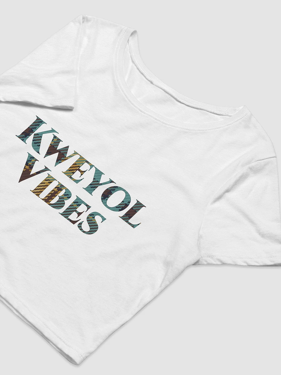 Kweyol Vibes Madras Crop Tee product image (5)