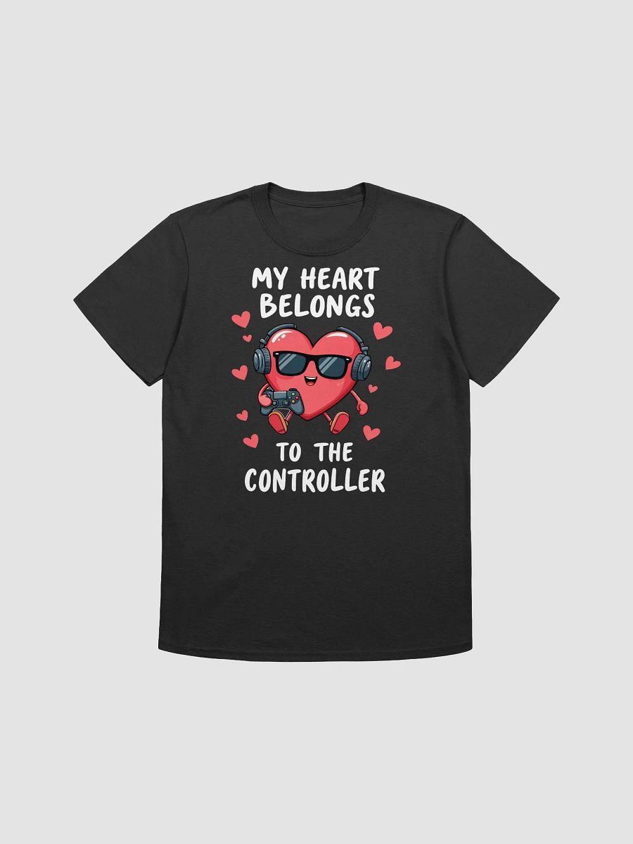 My Heart Belongs to the Controller - Funny Valentine's Gamer Unisex T-Shirt product image (1)