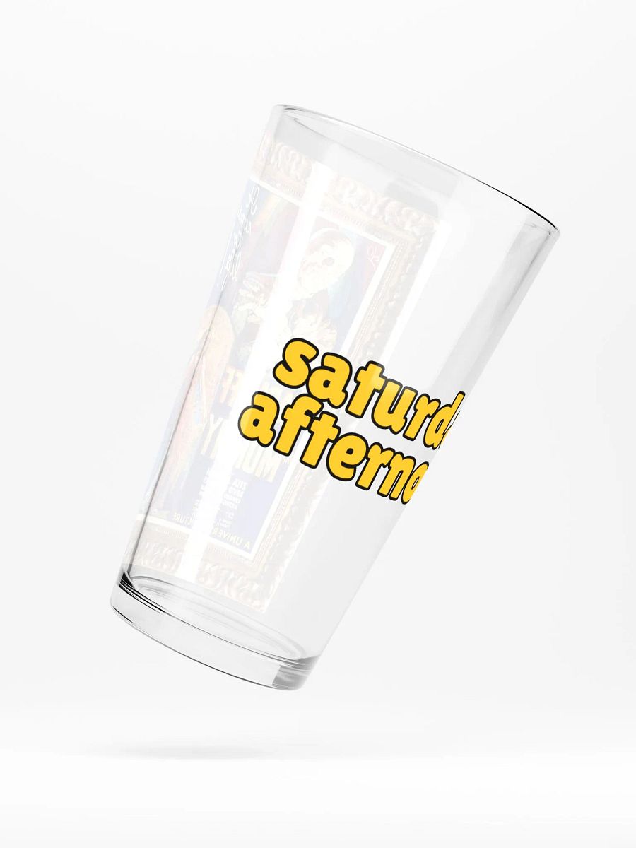 saturday afternoon pint glass: all wrapped up product image (5)