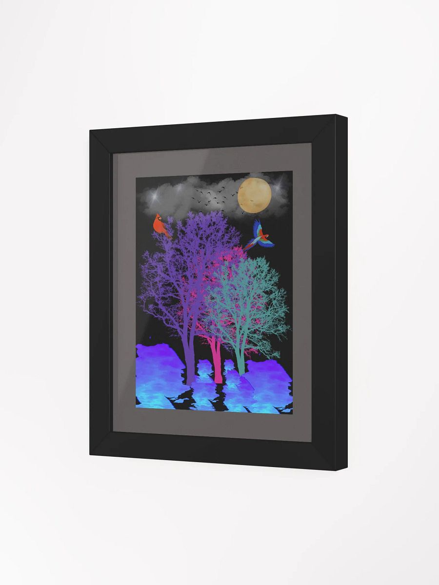 Surreal Moonlit Reflections Framed Poster product image (3)