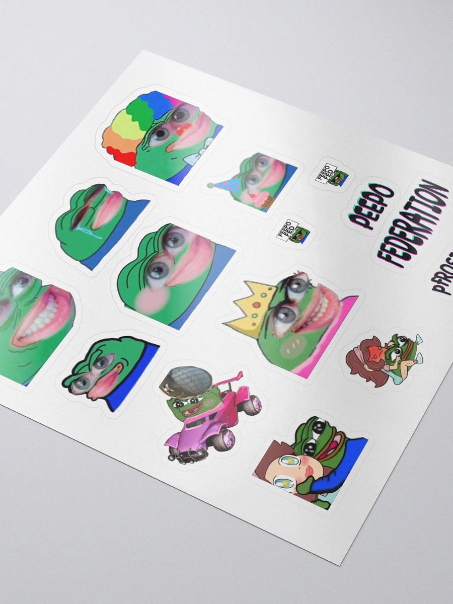 Peepo Federation sticker set product image (3)