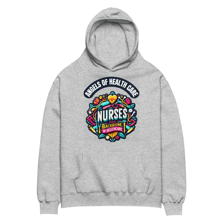 Nurse Tribute Emblem Oversized Hoodie product image (12)