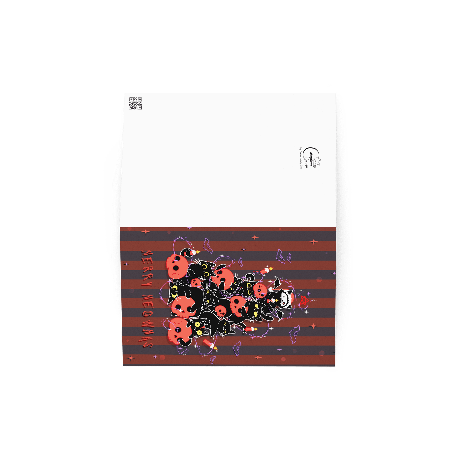 Gothic Christams cat tree - holiday Card product image (4)