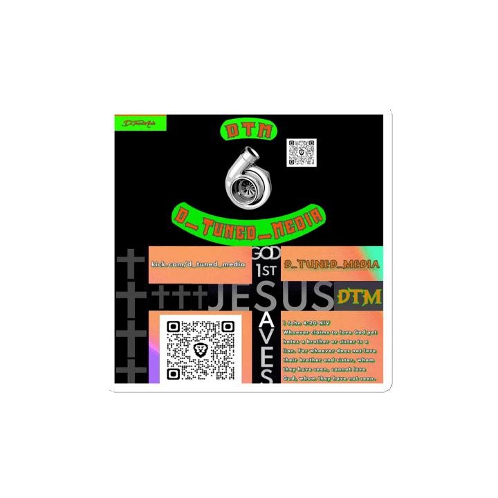 Neon Faith Die-Cut Magnets product image (2)