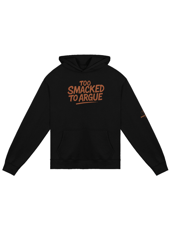 Too Smacked to Argue – Orange Alien in Ski Mask Oversized Unisex Hoodie product image (3)