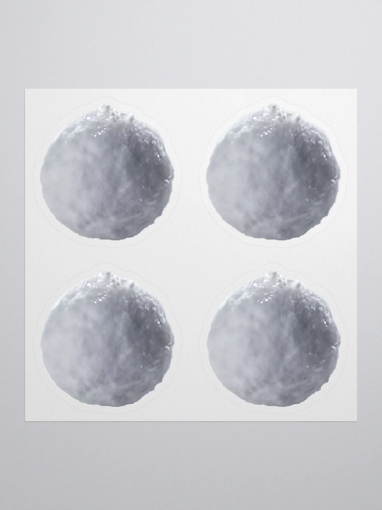 4x Snowball Stickers product image (1)