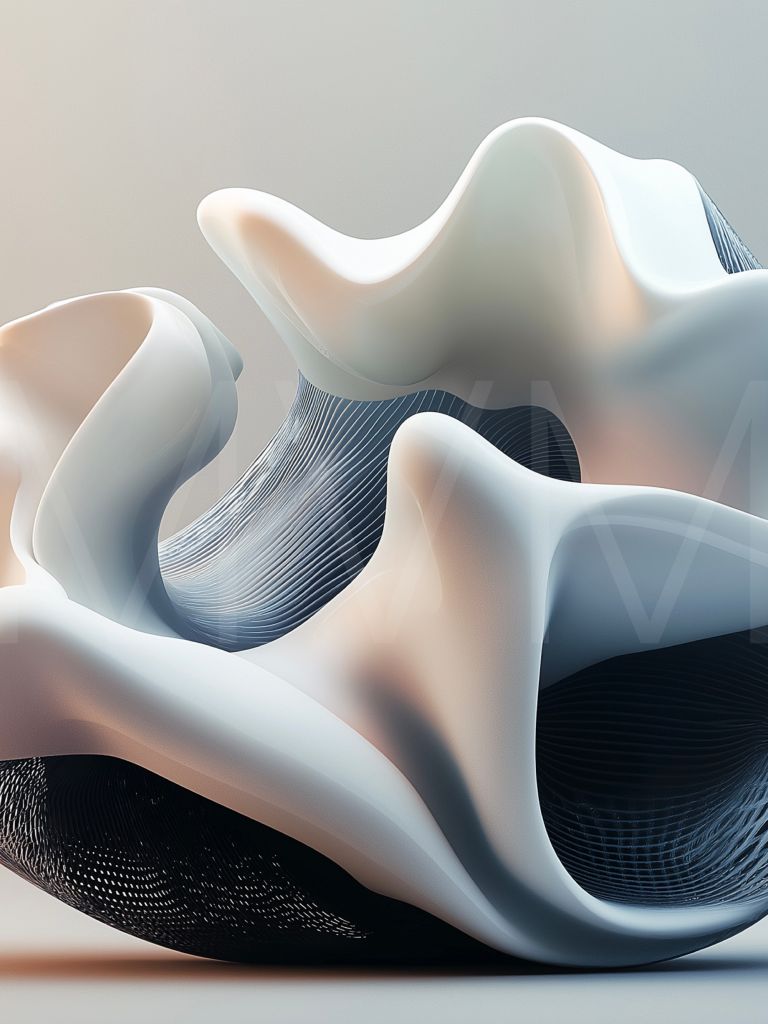 Abstract 3D Art Sculpture Series #1 product image (4)