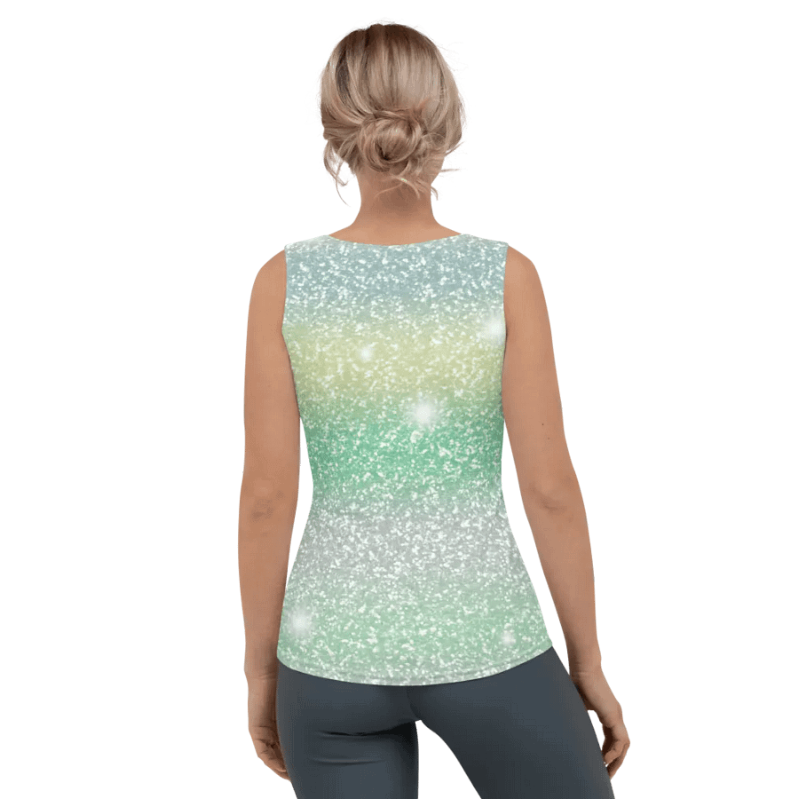 Glitter Unicorn Texture Design Tank Top (11) product image (4)