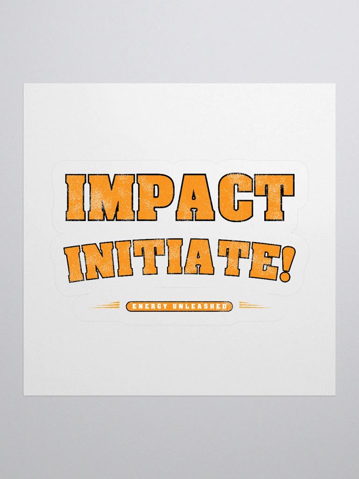 Energy Unleashed Kiss Cut Stickers product image (1)