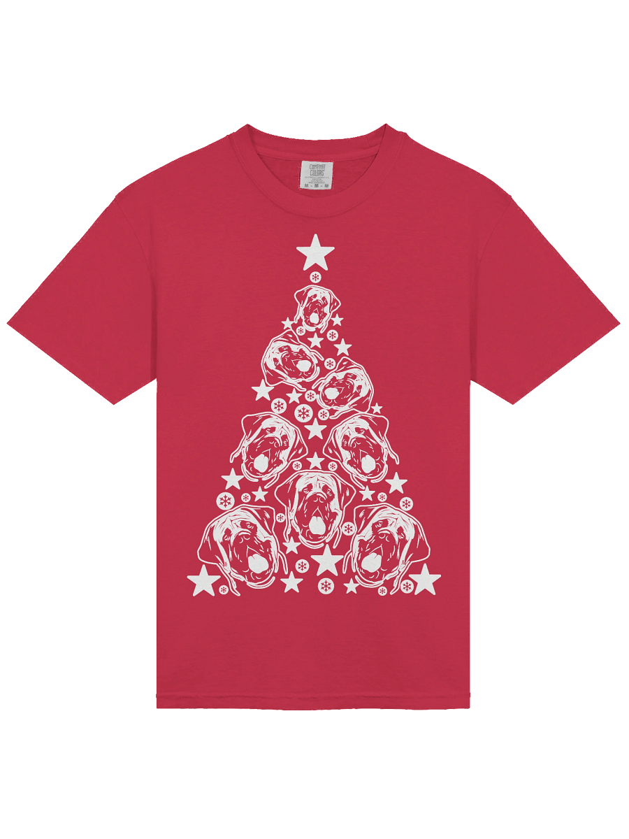 Bullmastiff Christmas Tree T-Shirt product image (33)