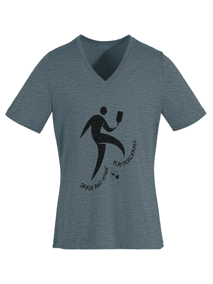 Smash and Wine Pickleball Women's V-Neck Tee product image (1)