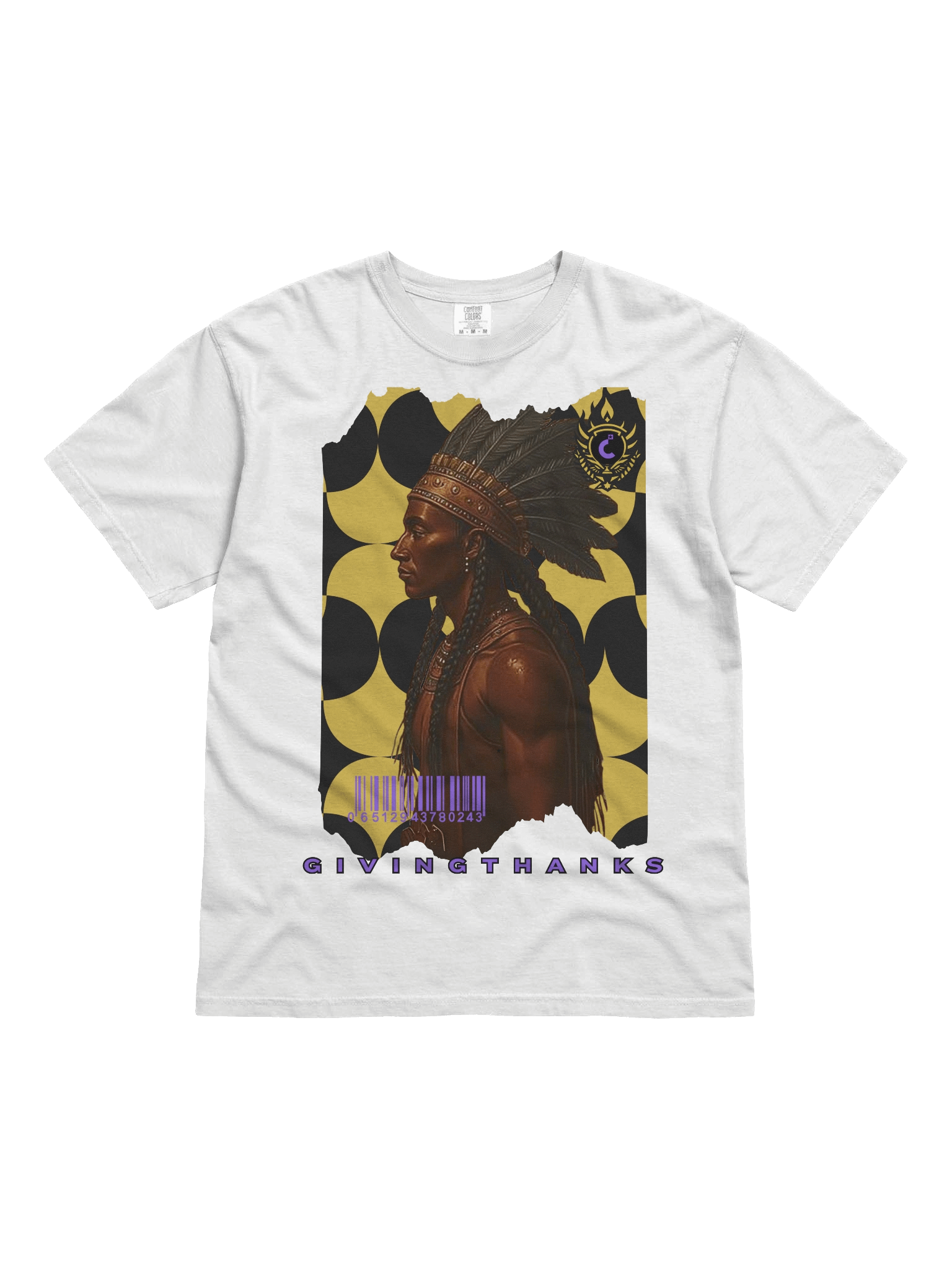 CopperKing_Thanksgiving_Black & Yellow _ T Shirt product image (3)