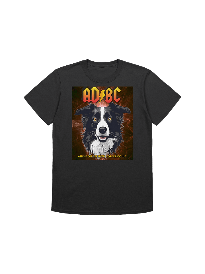 AD/BC Attention Deprived Border Collie Rock 'n' Roll T-Shirt product image (1)