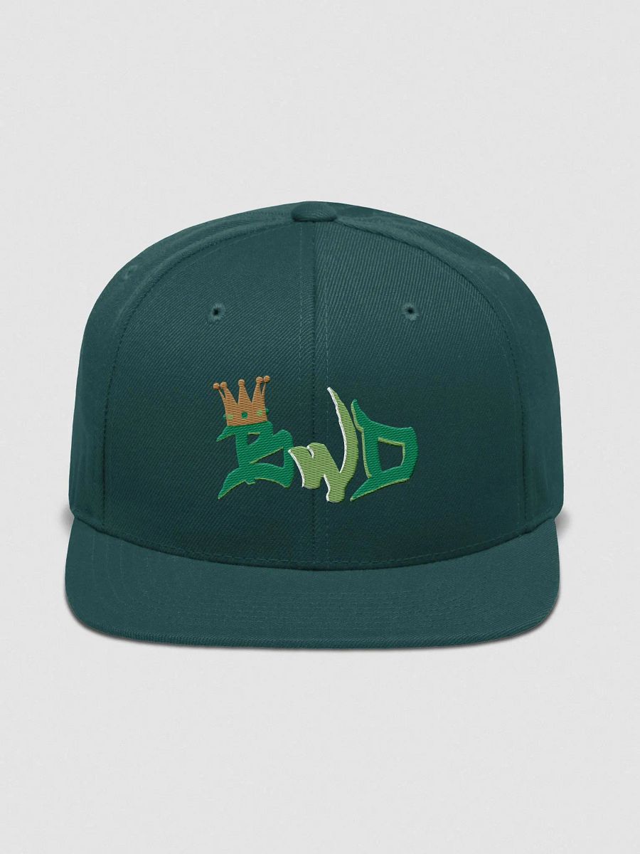 BWD - Dark and Light Green Stiched Logo - Hat product image (1)