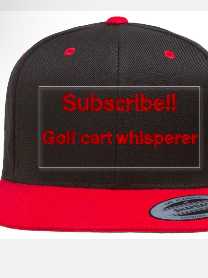 Custom golf cart whisperer embroidered hat product image (6)