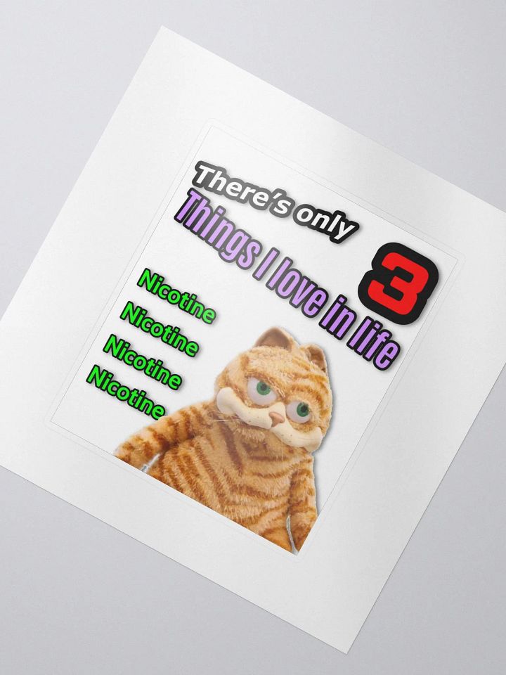 Nicotine Sticker product image (2)