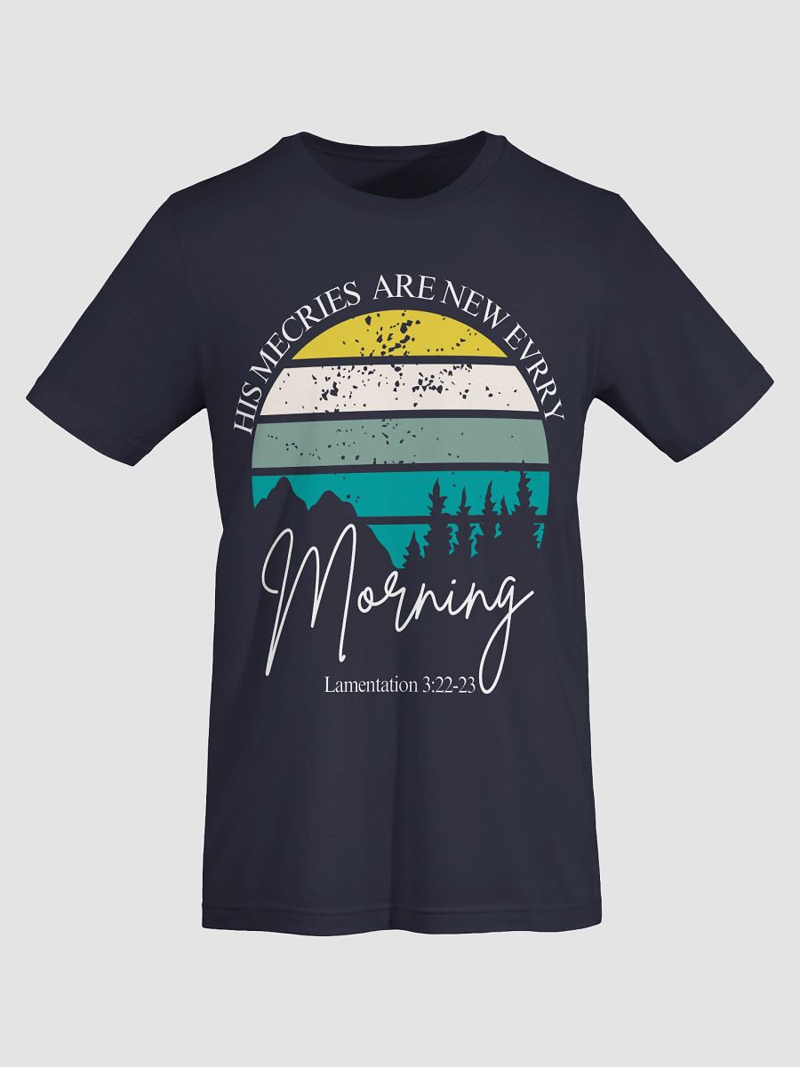 Sunrise Serenity Christian T-Shirt – Inspirational Bible Verse Tee – Soft Unisex Sunrise Graphic Shirt by KKacreations product image (26)