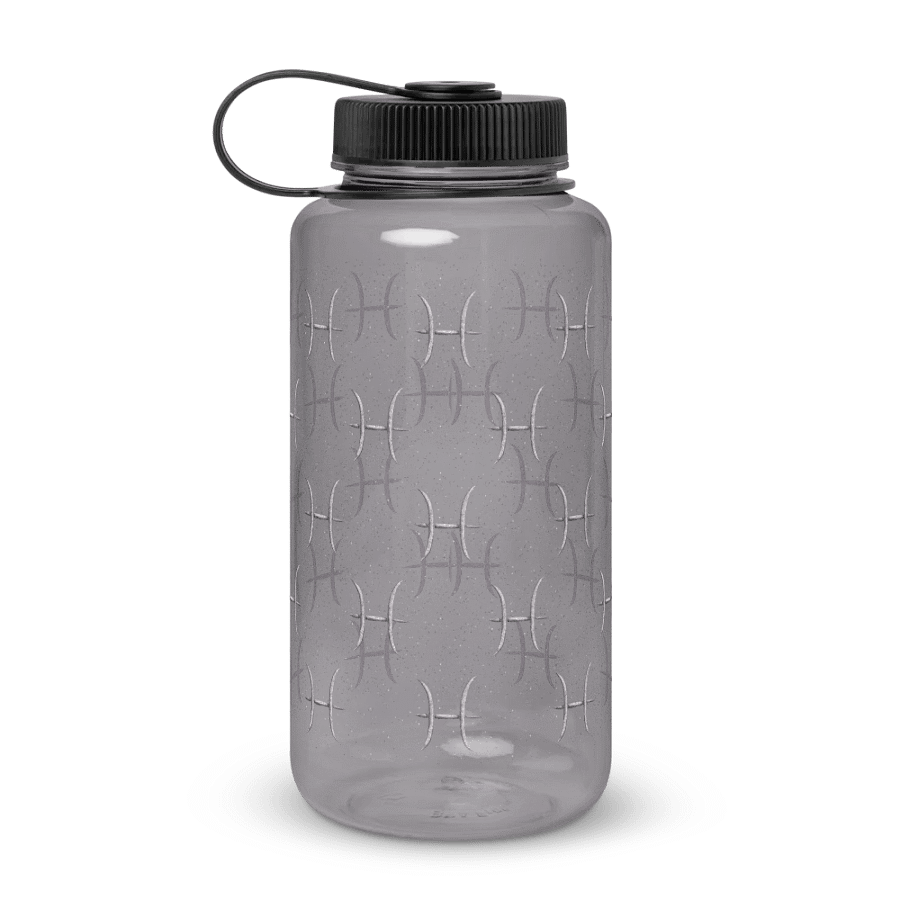 Pisces, Guided by the Stars Glyph Only, Water Bottle product image (1)