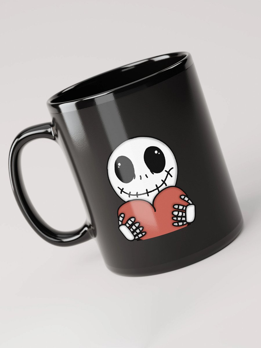 jack skellington heart black mug product image (1)