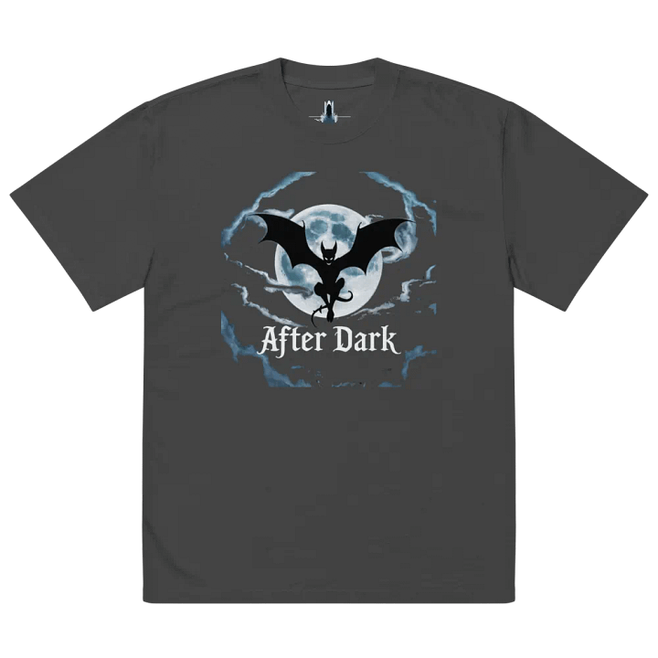 Vampire After Dark T-Shirt, Gothic Gift, Spooky Full Moon Tee product image (2)